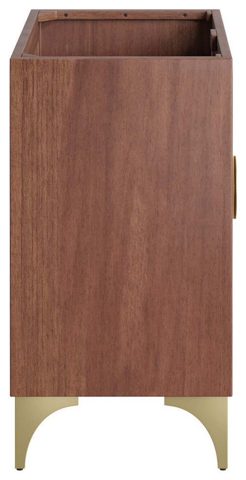 Daylight 36" Bathroom Vanity Cabinet, Walnut