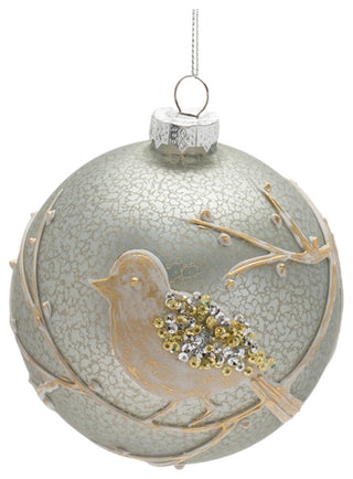 Beaded Glass Bird Ornament, 6-Piece Set