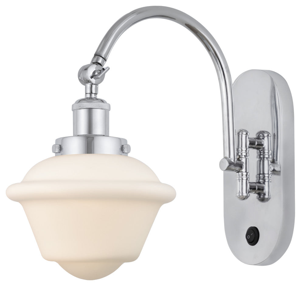 Innovations 918-1W-PC-G531 1-Light Sconce, Polished Chrome