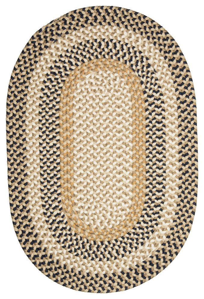 Colonial Mills Rug Burmingham Blue Crest Round