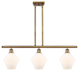 Innovations Cindyrella LED Island Light 516-3I-BB-G651-8-LED, Brushed Brass