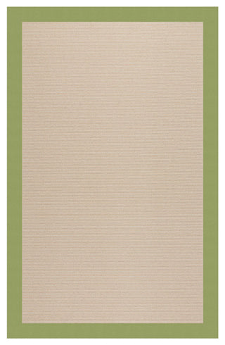 Zoe-Beach Sisal Machine Tufted Rectangle Rug, Green, 5'x8'