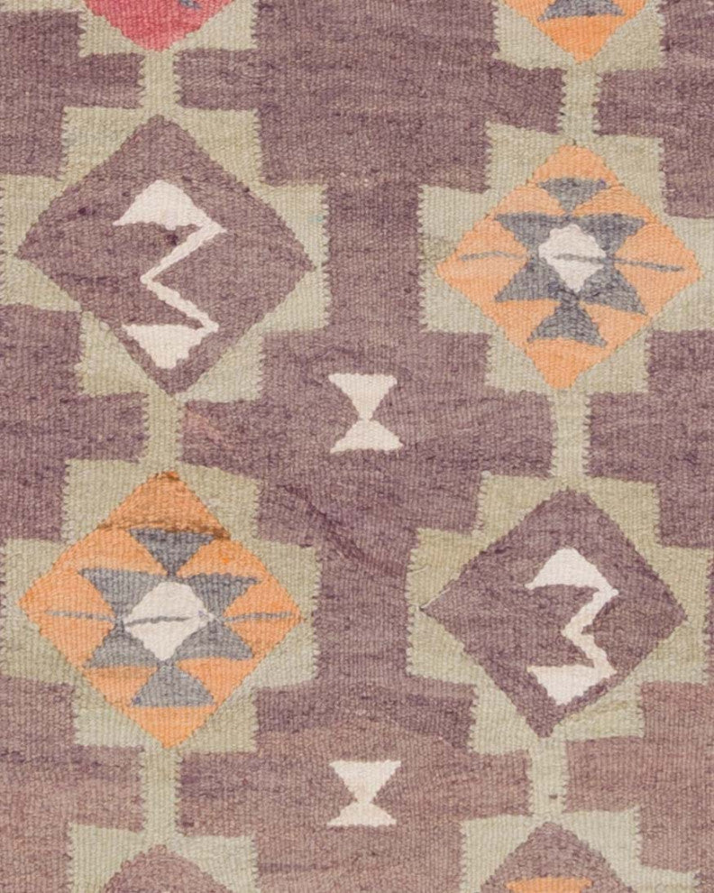 Vintage Turkish Kilim Runner 3' 2" x 11' 7", 38 in. x 139 in.