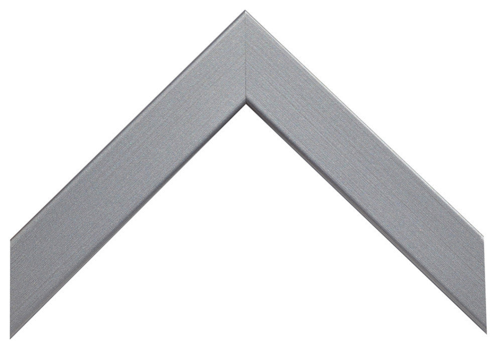 Ellis Framed Wall Mirror, Satin Nickel, 36"x42"