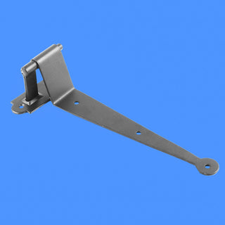 Black Offset Strap Lift Off Pintle Hinge 11 3/4" L Cast Iron Renovators Supply