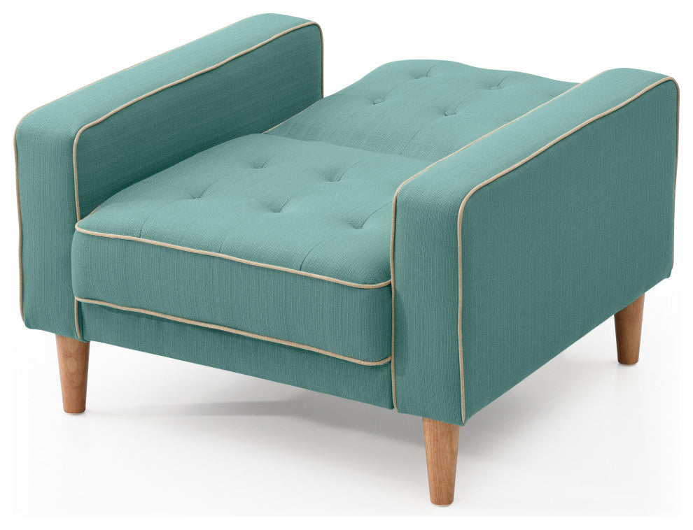 Andrews Chair Bed, Teal
