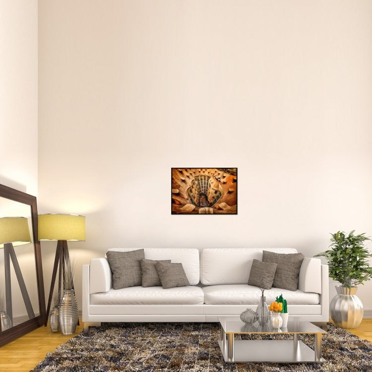 "Casa Mila La Pedrera Barcelona." Framed Canvas Giclee by Massimo Cuomo, 31x22"