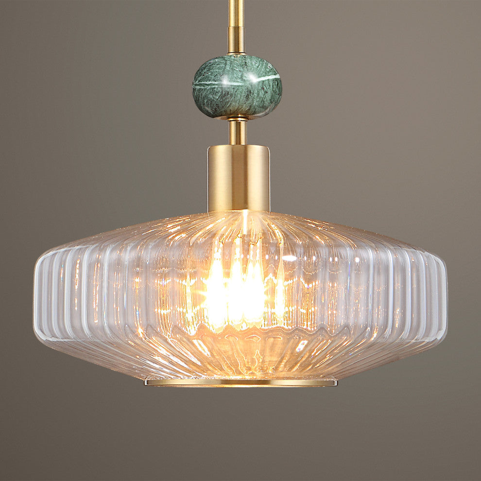 UT-21563 Uttermost Giovane Antique Brass 1 Light Pendant