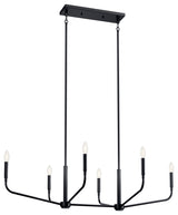 Madden Chandelier, Black, 45"