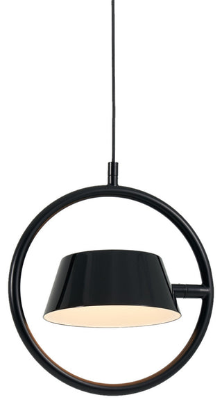 OLO RING Pendant, Black/Shiny Black