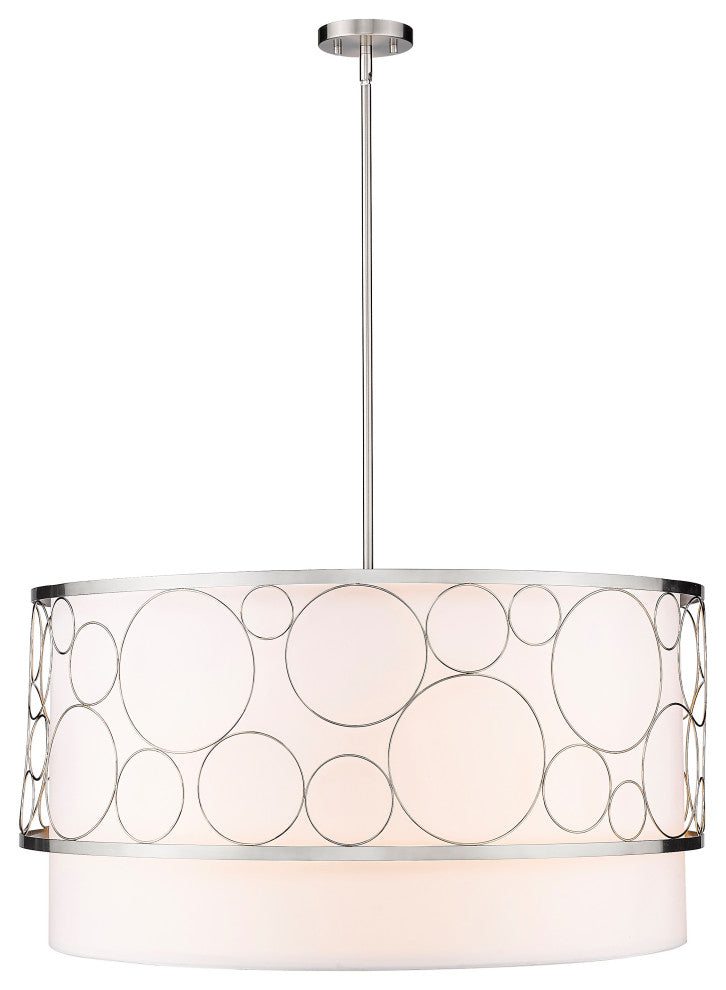 Zlite 197-32BN 5-Light Pendant, White