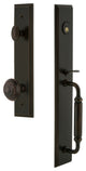 Carre' 1-Piece Dummy Handleset, C Grip and Windsor Knob, Timeless Bronze, 849235