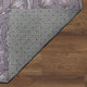 My Magic Carpet Washable Rug Kalini Floral Woodland Brown, 5' X 7'