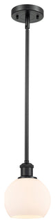 Innovations Lighting 516-1S-BK-G121-6 Athens 1 Light 6" Mini Pendant