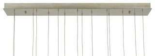 Giro Rectangular 15-Light Multi-Drop Pendant
