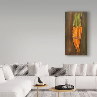 Gigi Begin 'Carrots' Canvas Art, 32"x16"
