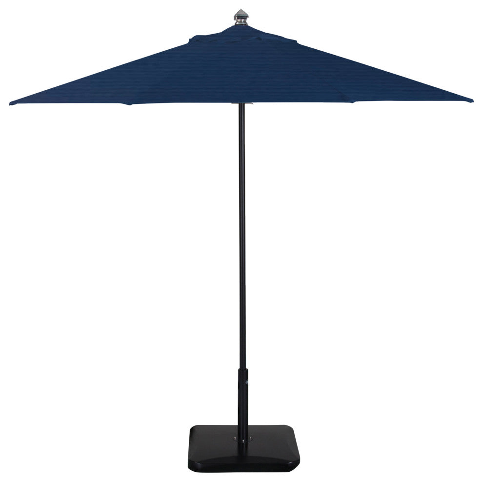9' Round Flexibe Commercial Umbrella, Black, Navy
