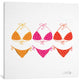 "Bikini Pinks" Print by Cat Coquillette, 26"x26"1.5"