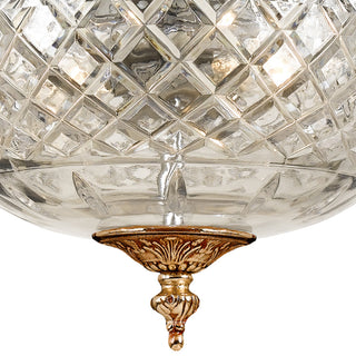 Crystorama Lighting Group 117-10 Ceiling Mount 2 Light 10"W Flush - Olde Brass