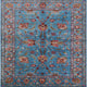 Ahgly Company Indoor Square Mid-Century Modern Area Rugs, 8' Square