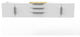 CastelloUSA Alpine 72" Wall Mounted Vanity, Base Only, White, Chrome Handles