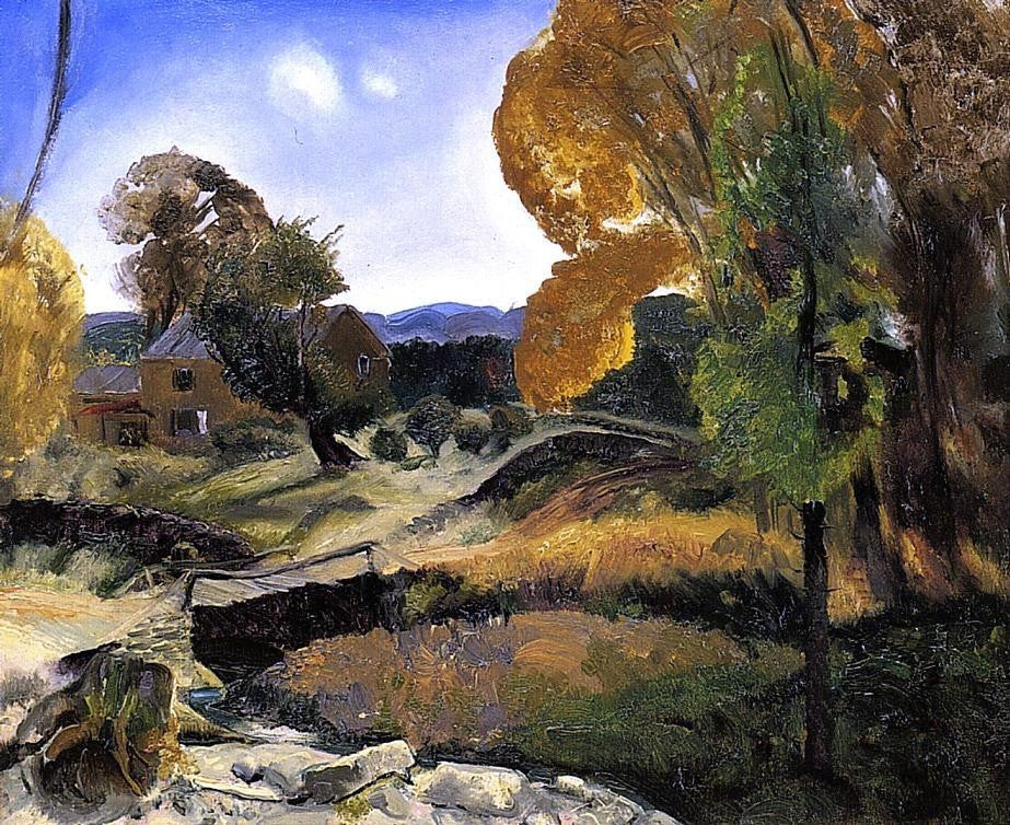 George Wesley Bellows Little Bridge Woodstock Wall Decal