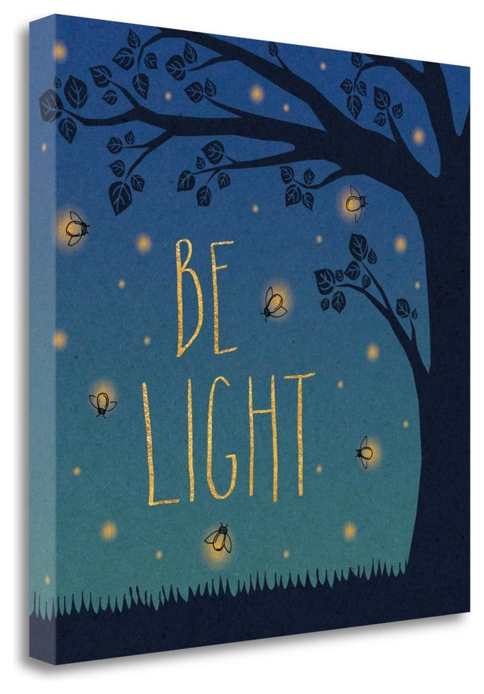 "Twilight Fireflies IV" By Laura Marshall, Giclee Print on Gallery Wrap Canvas