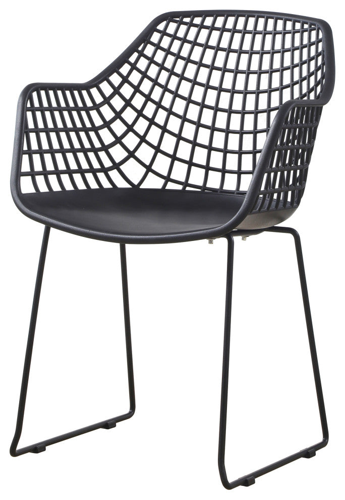 Contemporary Honolulu Chair Black - M2 - Black