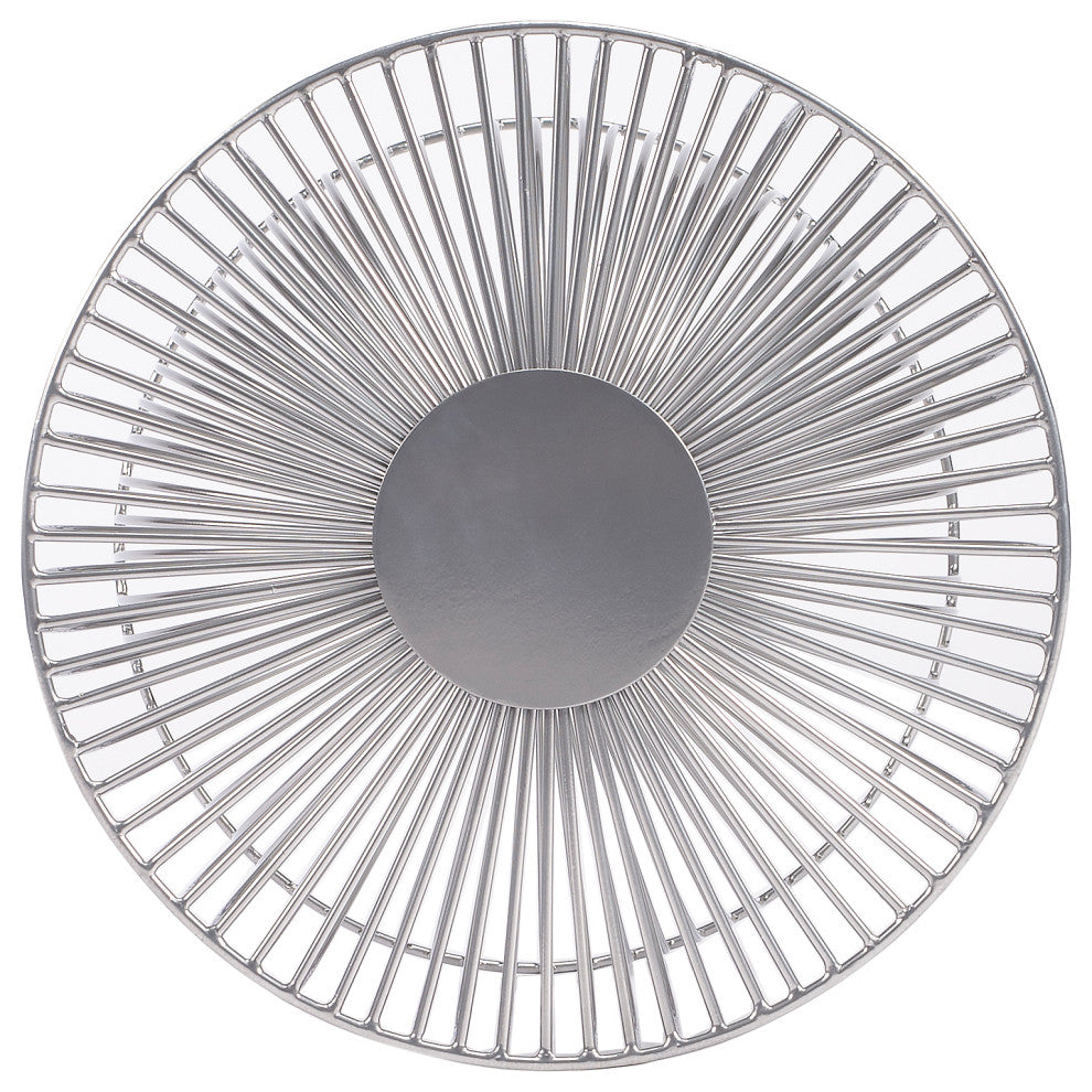 Butler Nicholas Iron Cage Bunching Table, Silver