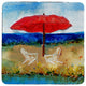 Cotton Ball Coasters - Three Sets of 4 (12 Total)