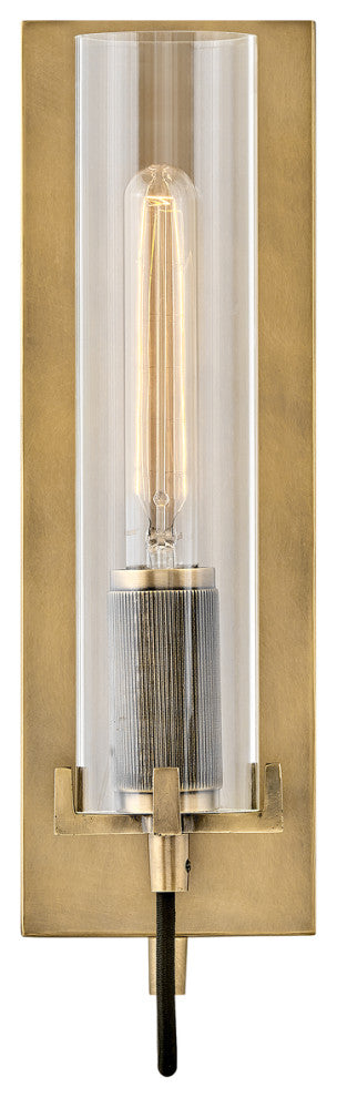 Hinkley Ryden 16.5" Single Light Sconce, Heritage Brass