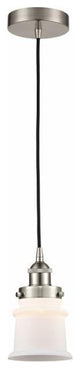 Innovations 616-1PH-SN-G181S 1-Light Mini Pendant, Brushed Satin Nickel