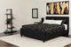 Tribeca Tufted Upholstered Platform Bed With Memory Foam Pocket Spring Mattress
