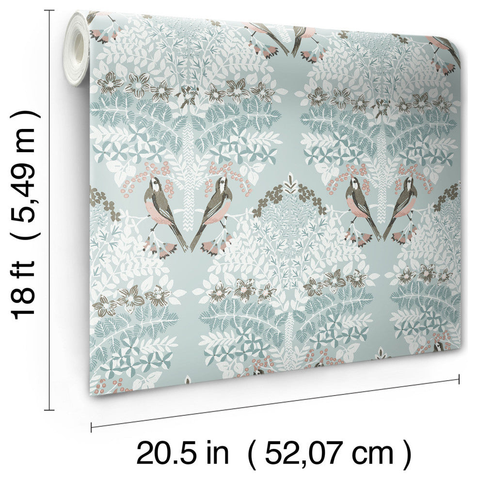 Blue Multi Otis Peel & Stick Wallpaper
