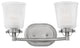 Hinkley Bennett Bath 2-Light Vanity, Polished Antique Nickel