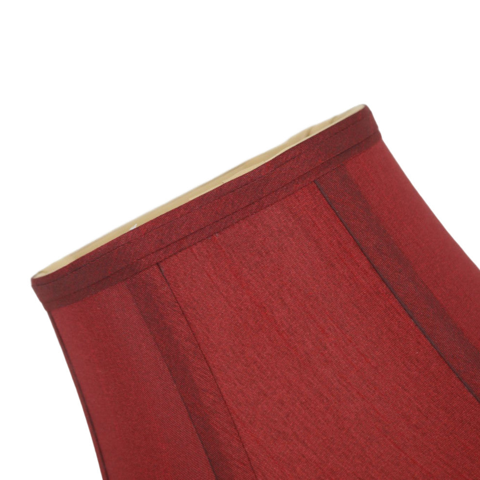 Bell Lamp Shade, 5x9x7", Burgundy, Single