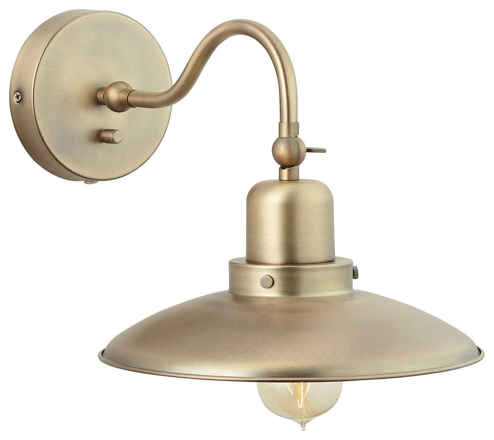 Capital Lighting 634811 18" Tall Bathroom Sconce - Aged Brass