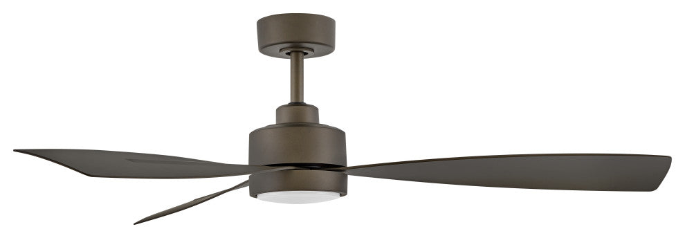 Hinkley Iver 56" Indoor/Outdoor LED Fan with, Metallic Matte Black