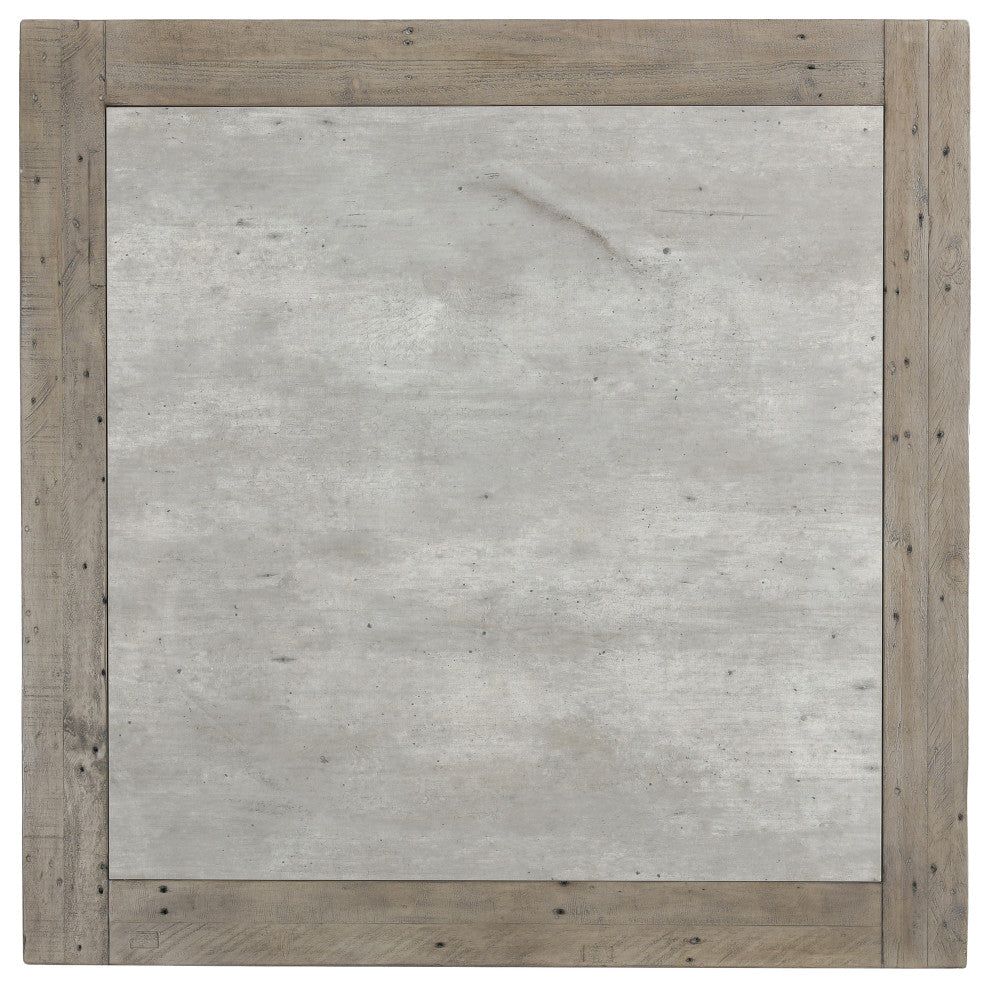 Stonebridge Square Coffee Table Distressed Grey by Kosas Home