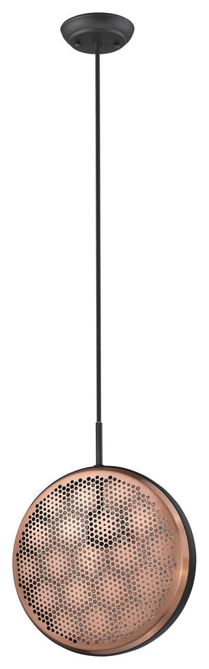 Tholos 1-Light Matte Black Pendant