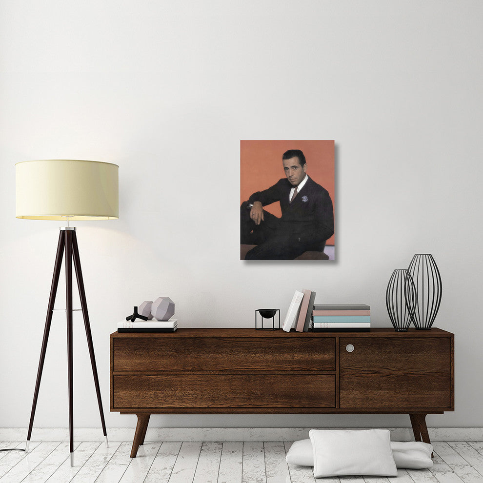 "Humphrey Bogart" Stretched Canvas Giclee by Hollywood Photo Archive, 23"x30"
