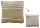 Duetto Knitted Cushion, Olive/Natural