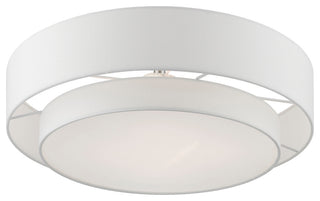 Meridian 4 Light Brushed Nickel Semi-Flush Mount