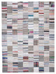 Rug N Carpet - Handmade Oriental 9' 11'' x 13' 2'' Vintage Patchwork Kilim Rug