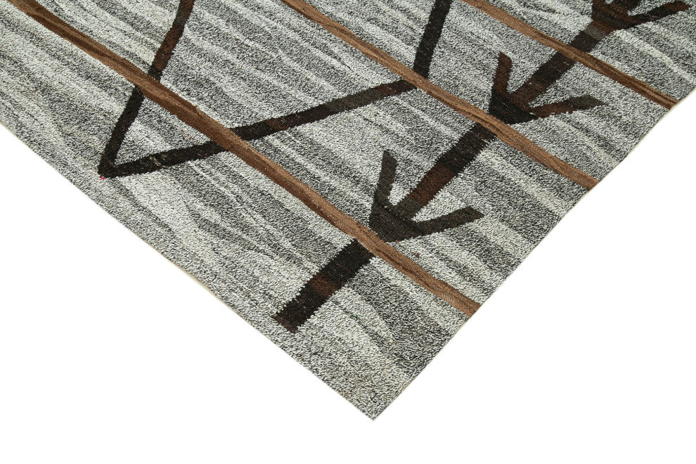 Rug N Carpet - Handwoven Turkish 8' 0'' x 10' 0'' Flatweave Wool Kilim Rug