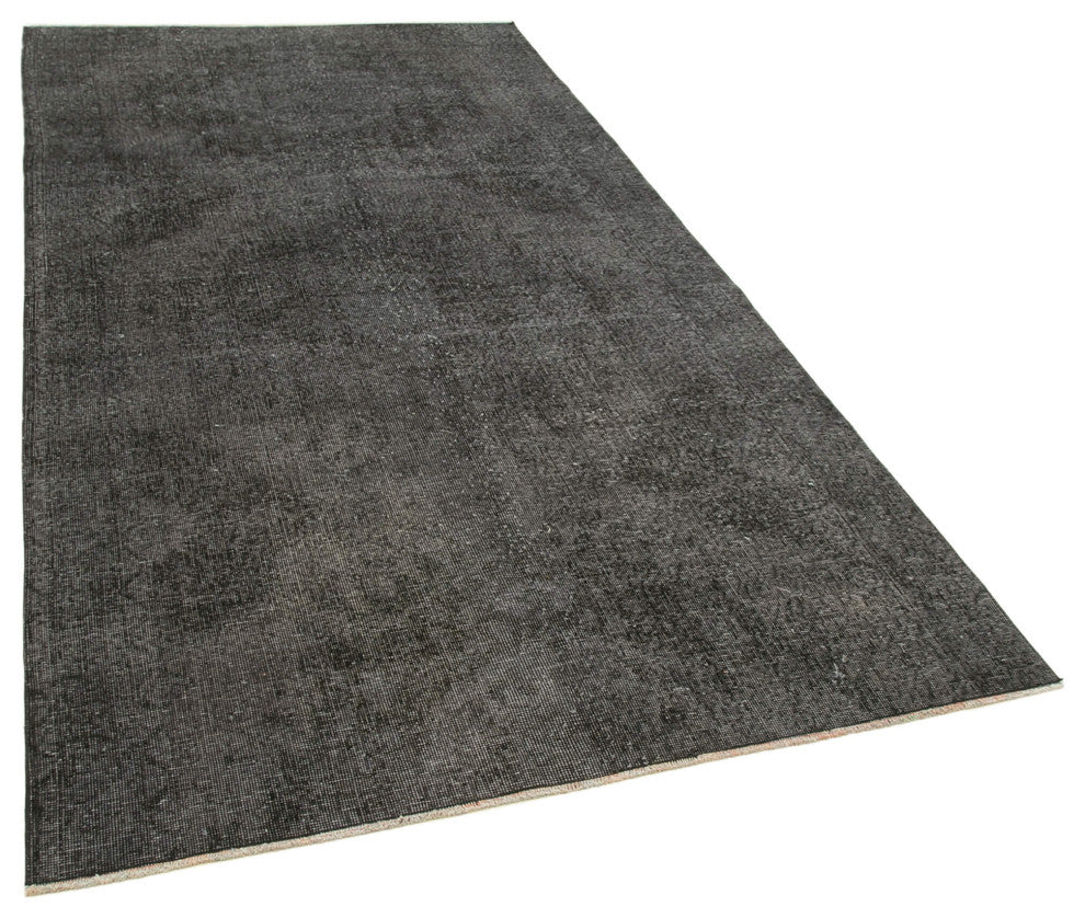 Rug N Carpet - Handwoven Turkish 4' 9" x 9' 7" Contemporary Overdyed Area Rug