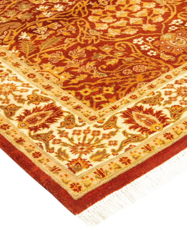Mogul, One-of-a-Kind Hand-Knotted Area Rug Orange, 3'1"x13'4"