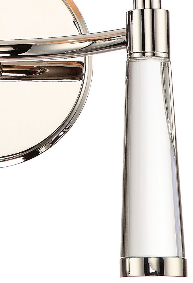 Baxter 2 Light Polished Nickel Bronze Sconce