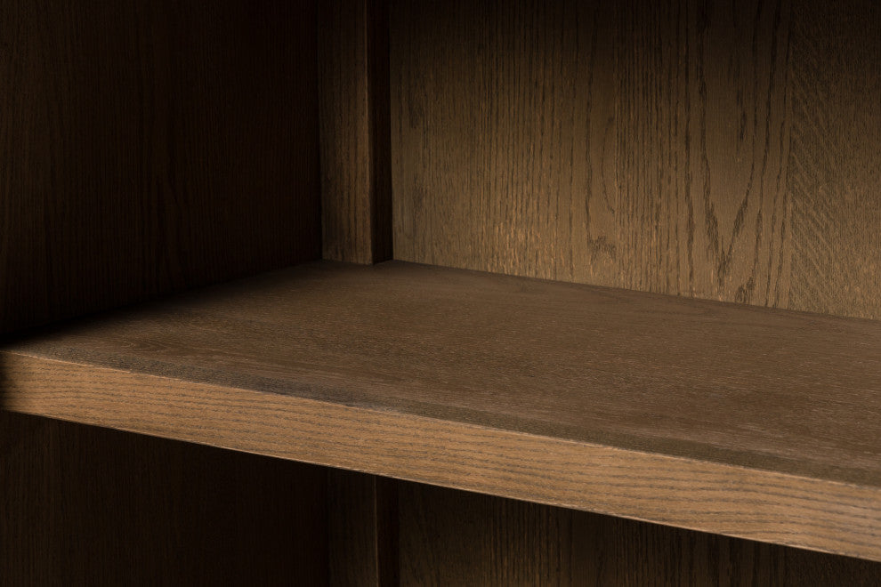 Tolle Panel Door Cabinet-Drifted Mat Blk