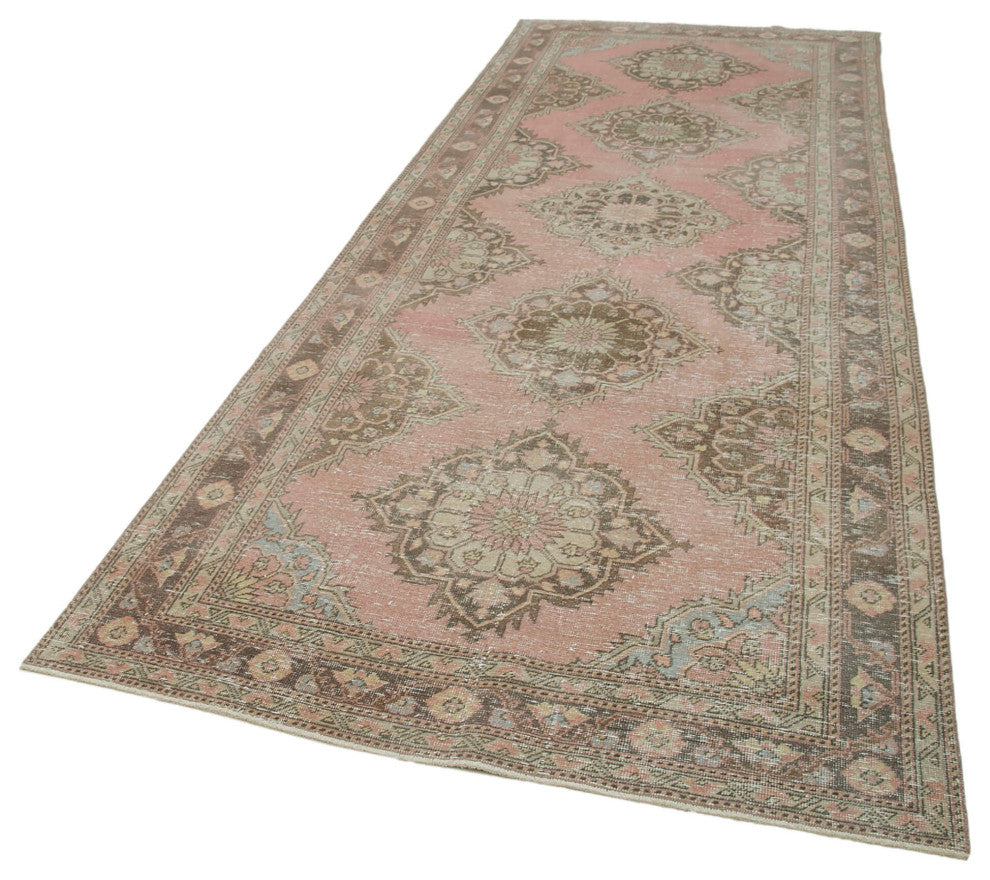 Rug N Carpet - Hand-knotted Oriental 4' 9" x 12' 10" Decorative Runner Rug